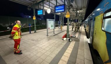 Man freed by firefighters after getting stuck under train armrest while looking for AirPod
