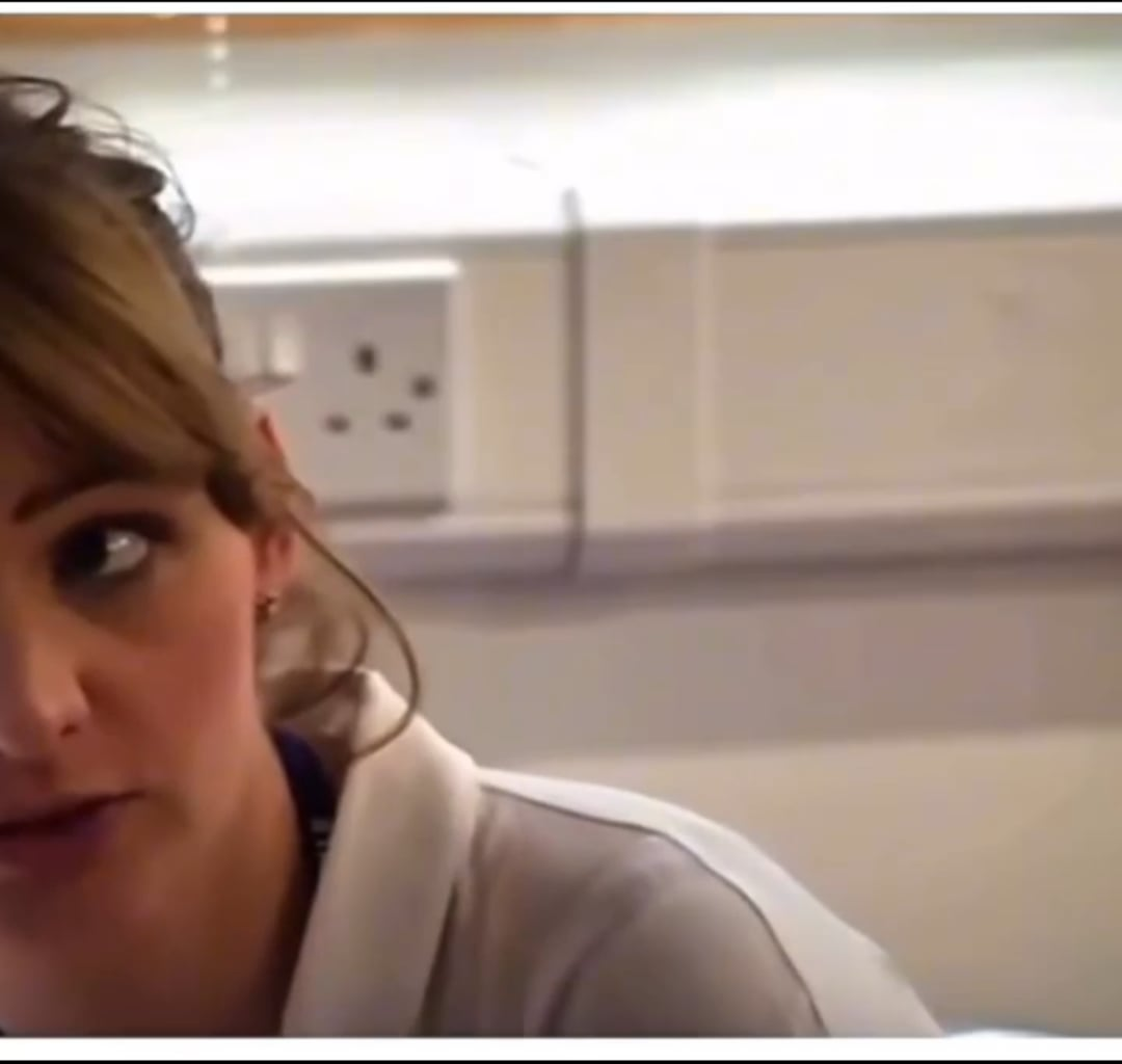 I know this teaching assistant was using all of her strength not to laugh.