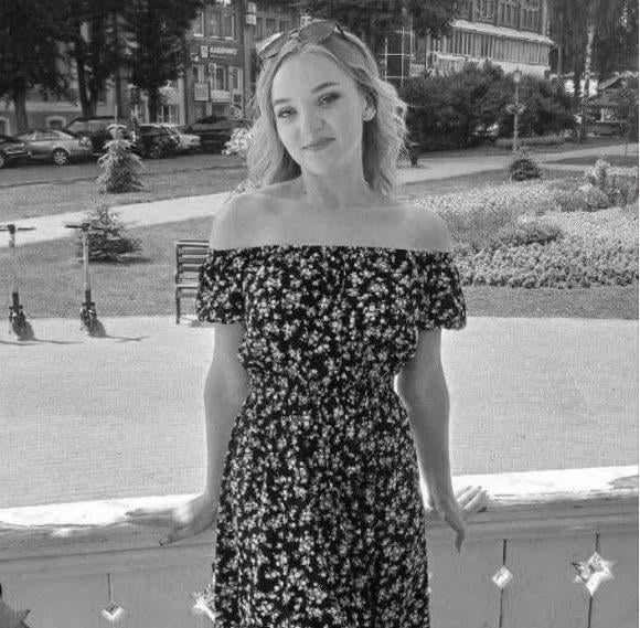 This Ukrainian young woman, she was 20-years-old, and she was killed by a Russian drone strike, last week in the Sumy Oblast.