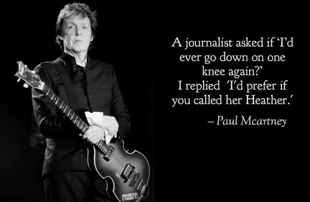 I beg your pardon, Sir Paul?
