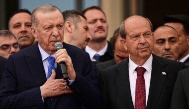 Erdogan reaffirms support for two-state solution in Cyprus