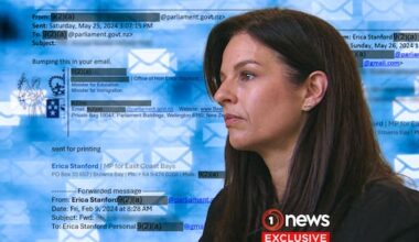 Erica Stanford sent pre-Budget documents to her personal email