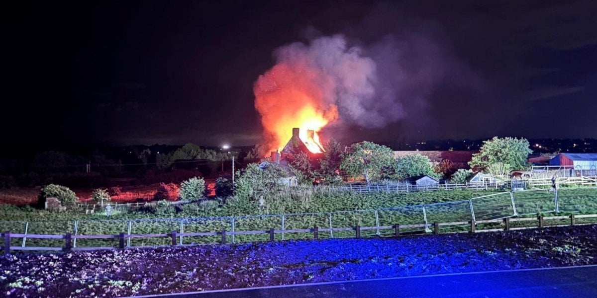 Farmhouse at Princess Diana’s childhood home destroyed in suspected arson attack