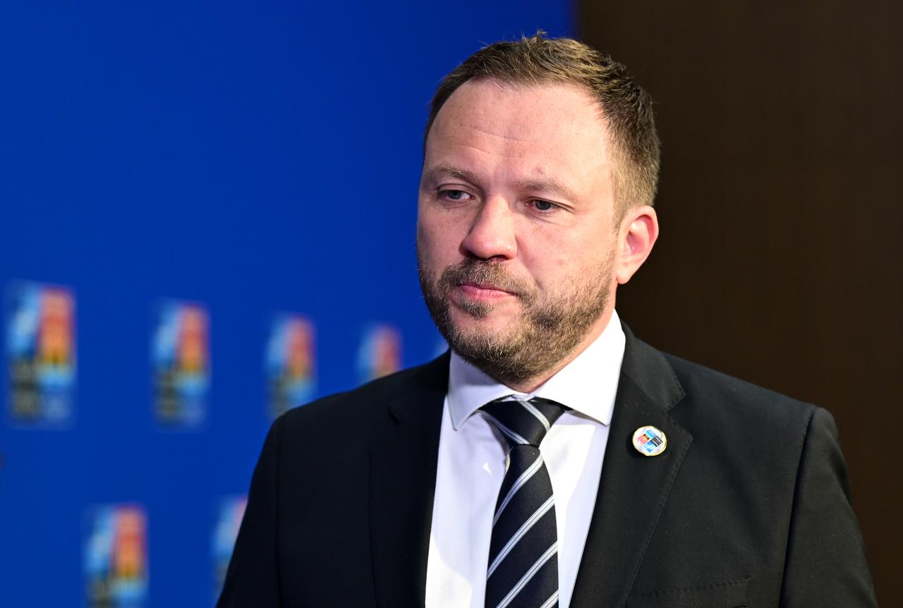 Estonian Foreign Minister Margus Tsahkna speaks to AA ahead of the NATO Foreign Ministers Informal Meeting at the NEST Congress Center in Antalya, Türkiye on May 15, 2025. (AA Photo)