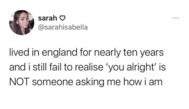 "Yeah you?"