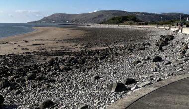 Deganwy beach when the tide is out 😎