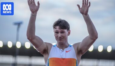 Lachlan Kennedy becomes second Australian to run 100m inside 10 seconds