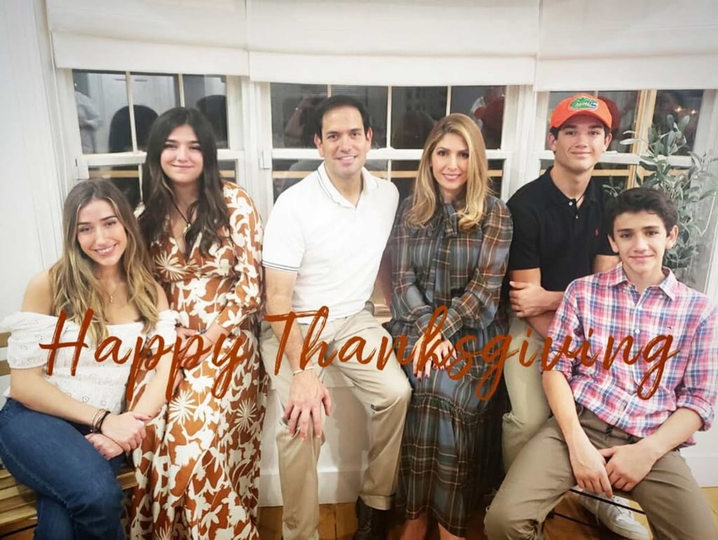 Marco and Jeanette Rubio have two daughters, Amanda and Daniella, and two sons, Anthony and Dominick. Photo: @jeanettedrubio/Instagram Marco and Jeanette Rubio have two daughters, Amanda and Daniella, and two sons, Anthony and Dominick. Photo: @jeanettedrubio/Instagram