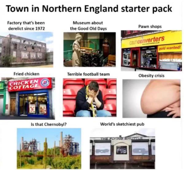 Up north in England