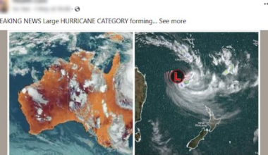Fake cyclone alerts being used in phishing scams