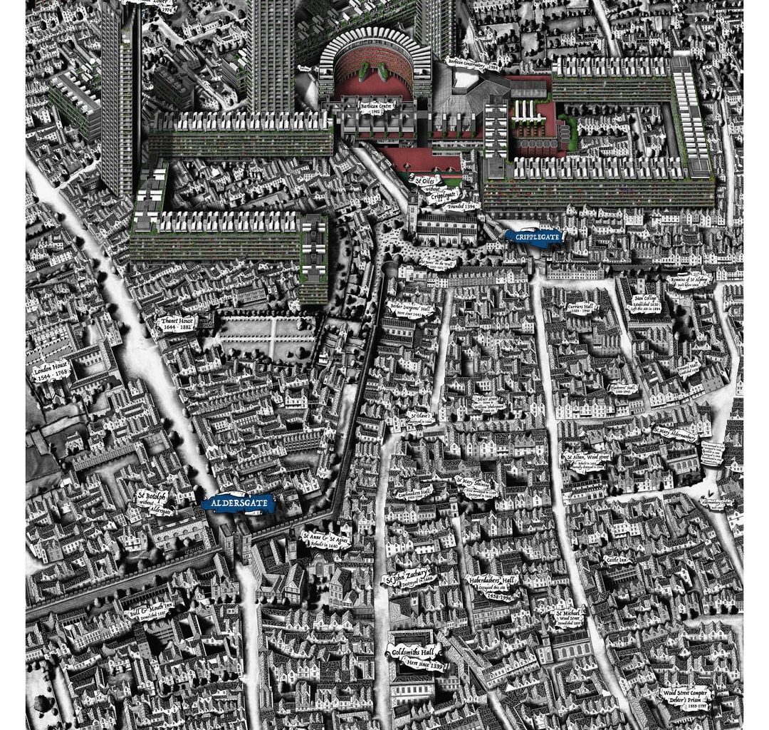 Illustrated Maps of London - Marcus Dobbs