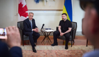 Zelensky Meets With Leaders of Canada, Switzerland in Rome