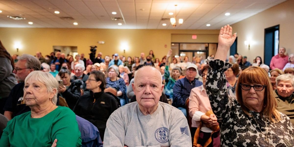 'No!': GOP rep repeatedly booed and shouted down at unruly town hall in deep-red district