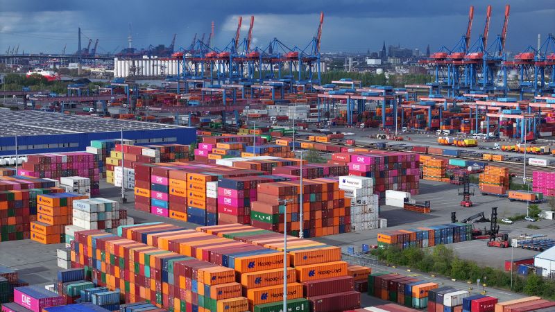 Europe saw faster economic growth early this year but Trump’s tariffs have dimmed its prospects