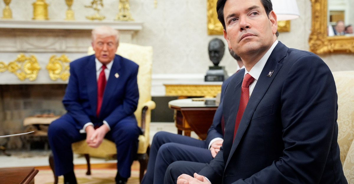 Marco Rubio is interim national security adviser. Why?