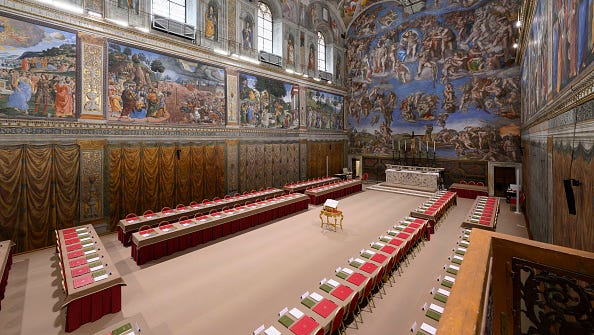 preview for Conclave begins: cardinals gather to elect new pope