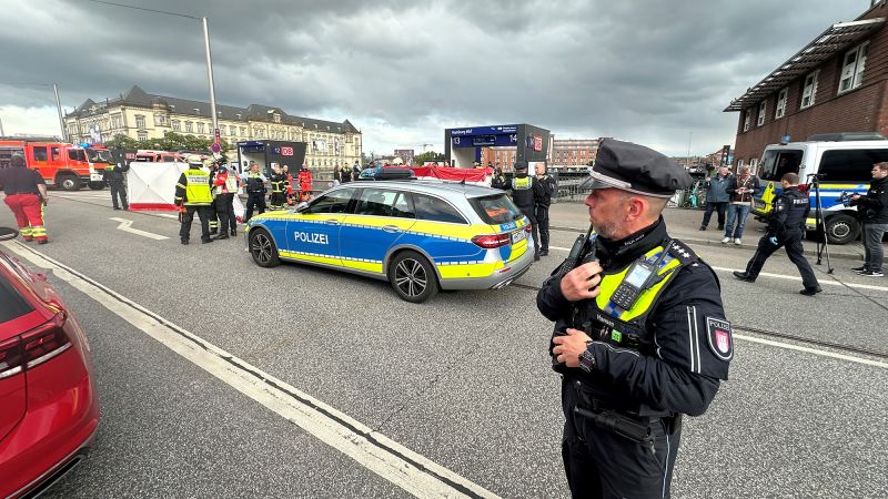German woman arrested after 17 injured in Hamburg knife attack, authorities say
