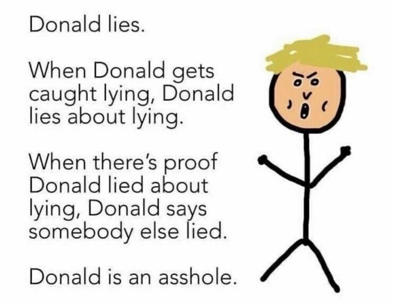 Don’t be like Donald
