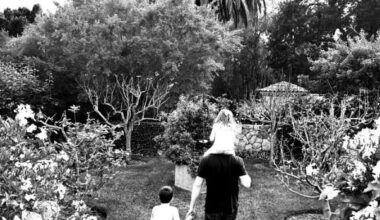 Meghan shared a photo of her family online.