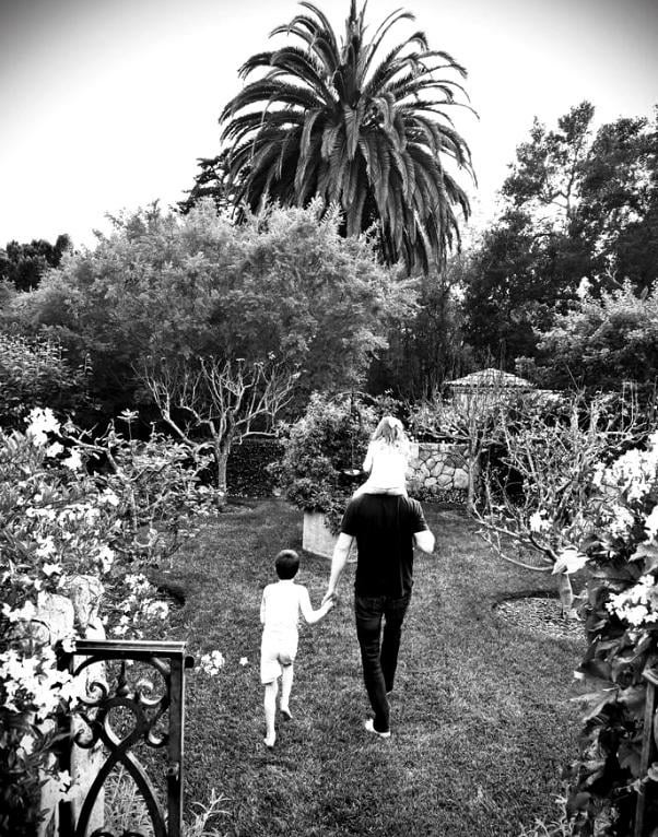 Meghan shared a photo of her family online.