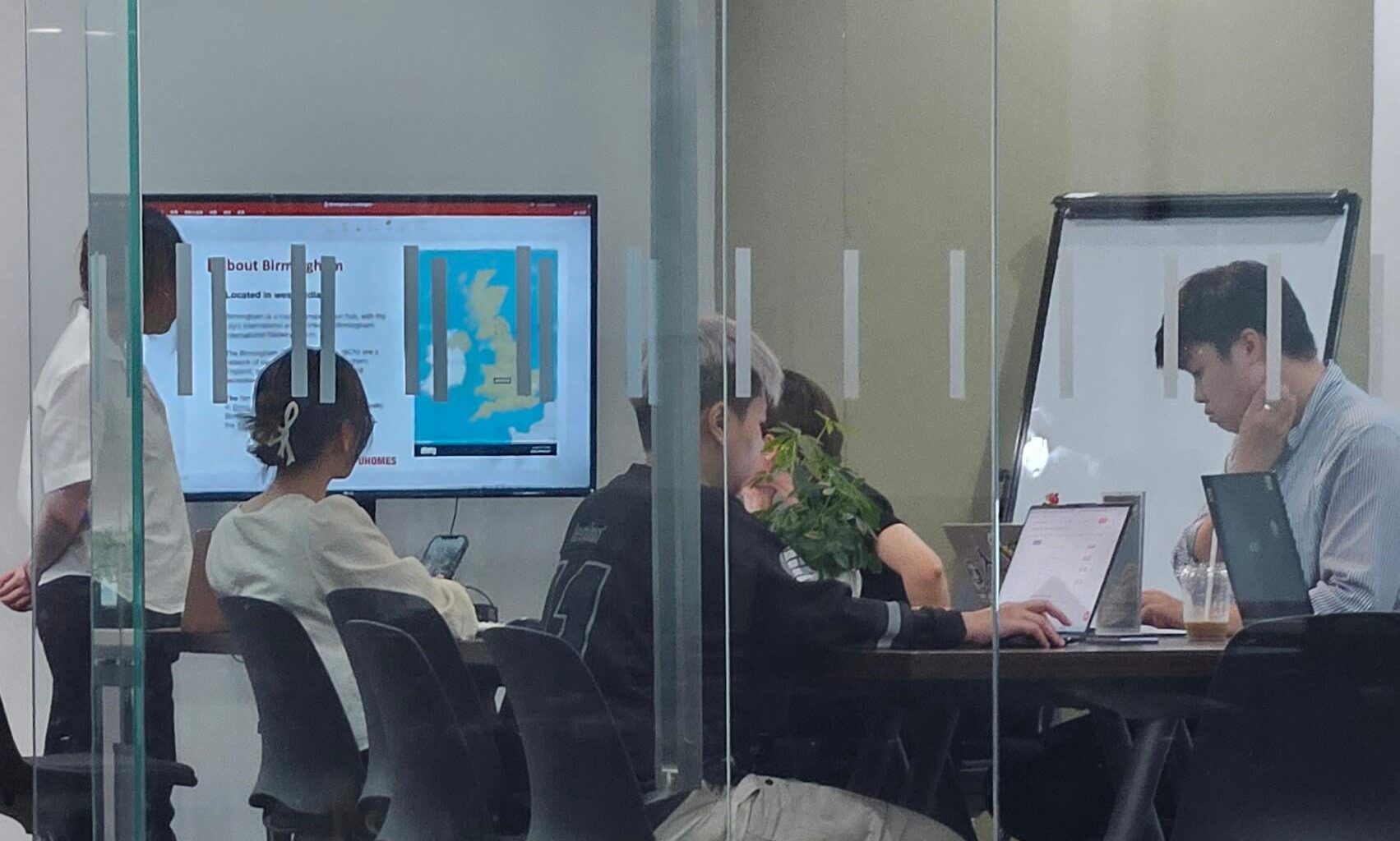 Think you're having a bad day at work? These poor people at my co-working space in Hanoi are sitting through a presentation on Birmingham