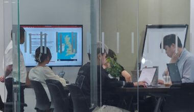 Think you're having a bad day at work? These poor people at my co-working space in Hanoi are sitting through a presentation on Birmingham