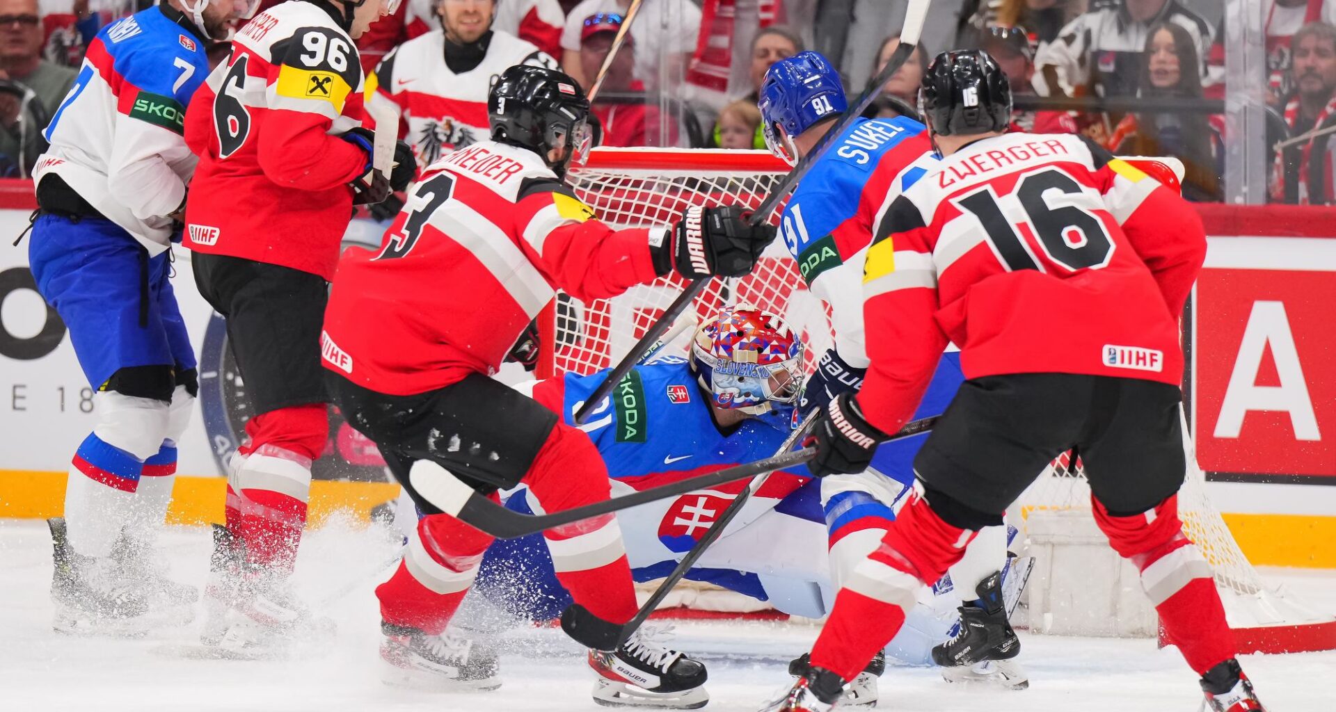 IIHF - Austria downs Slovakia