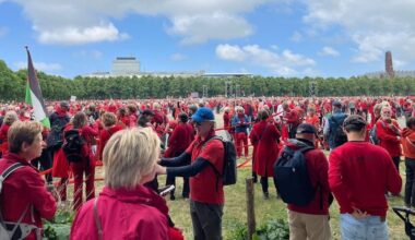 Tienduizenden op het Malieveld, demonstranten willen actie kabinet tegen Israël