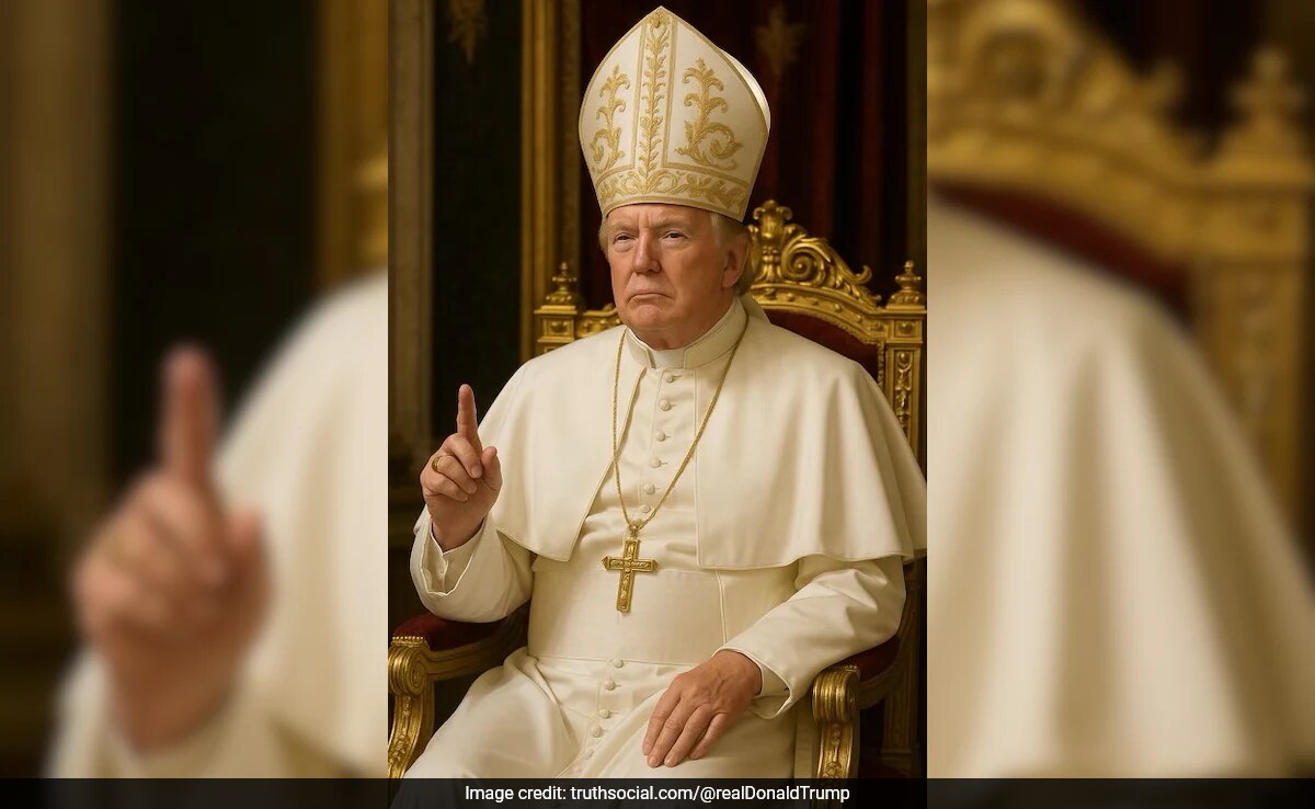 Donald Trump As Pope? White House Shares AI-Generated Image Of President In Papal Attire
