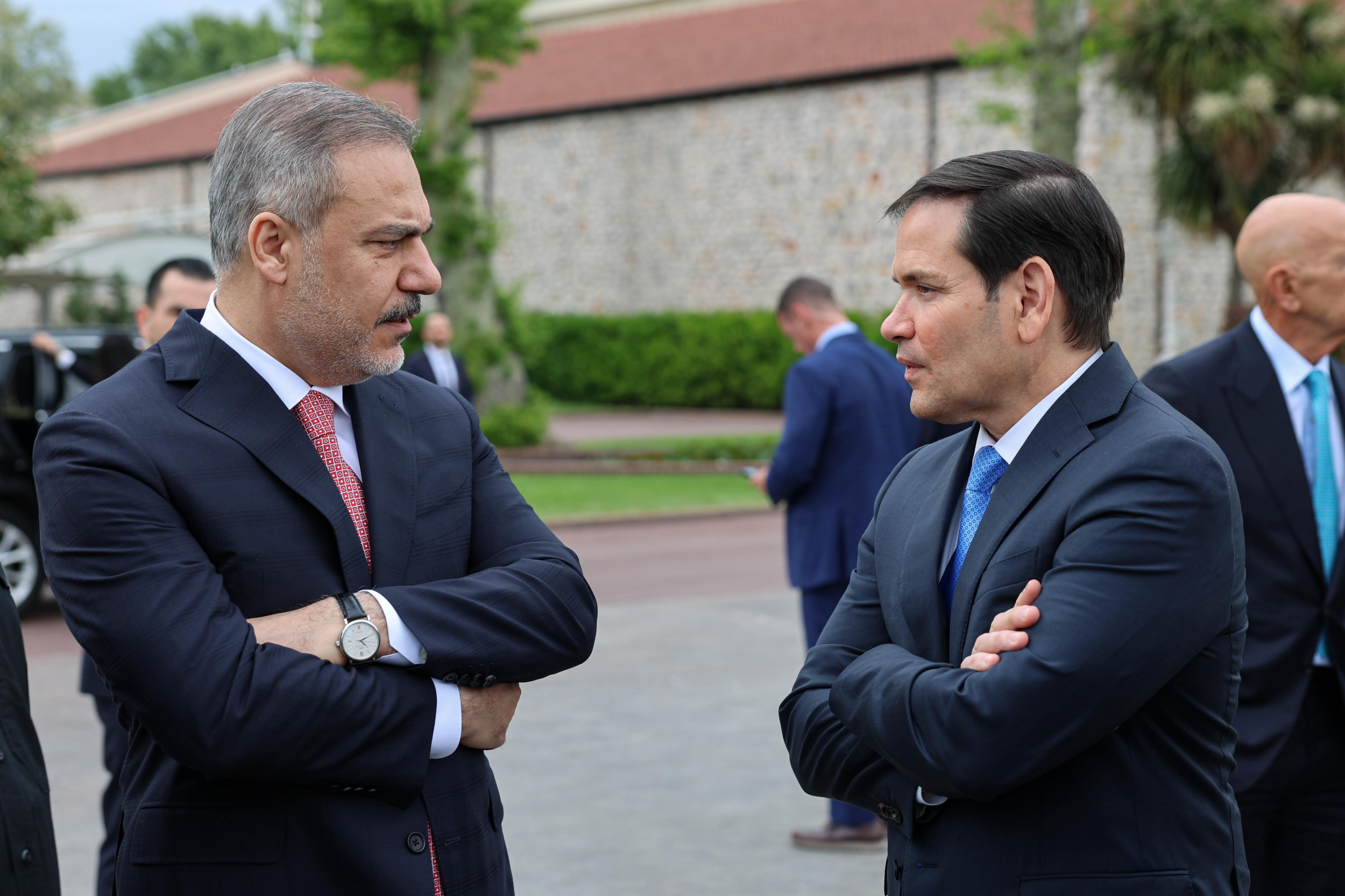 Hakan Fidan and Marco Rubio