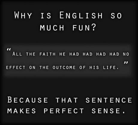 There should be a comma after the two hads