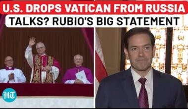 Rubio’s shocking Vatican statement on Russia-Ukraine deal amid Turkey Talks