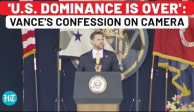 JD Vance's Huge Confession In Front Of Navy: 'Era Of US Dominance Over…'| Trump| China| Russia