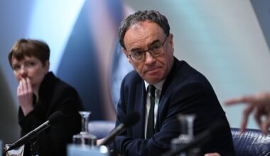 Bank of England governor Andrew Bailey and his deputy Clare Lombardelli