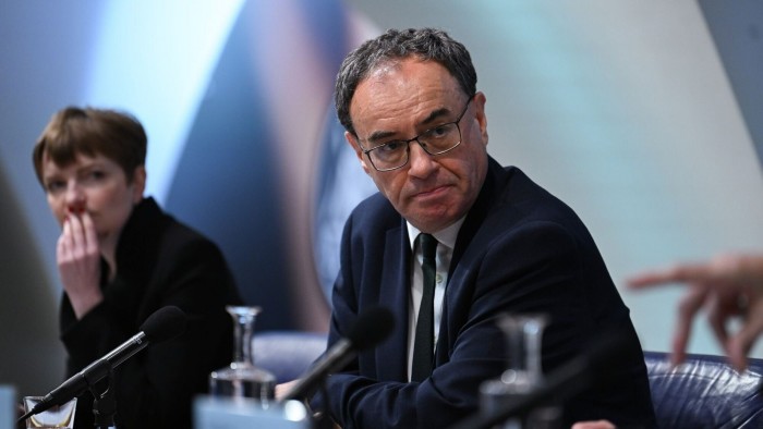 Bank of England governor Andrew Bailey and his deputy Clare Lombardelli