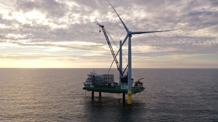 An Ørsted wind turbine in the North Sea