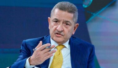 Bank of Italy governor Fabio Panetta, pictured speaking in Washington DC,  last month
