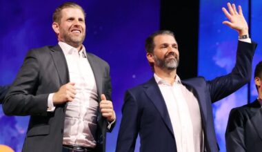 Eric Trump and Donald Trump Jr