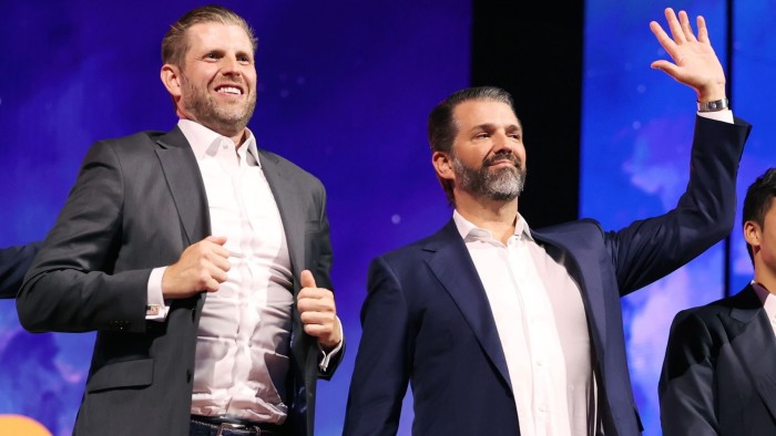 Eric Trump and Donald Trump Jr
