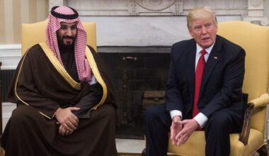 Donald Trump and Mohammed bin Salman