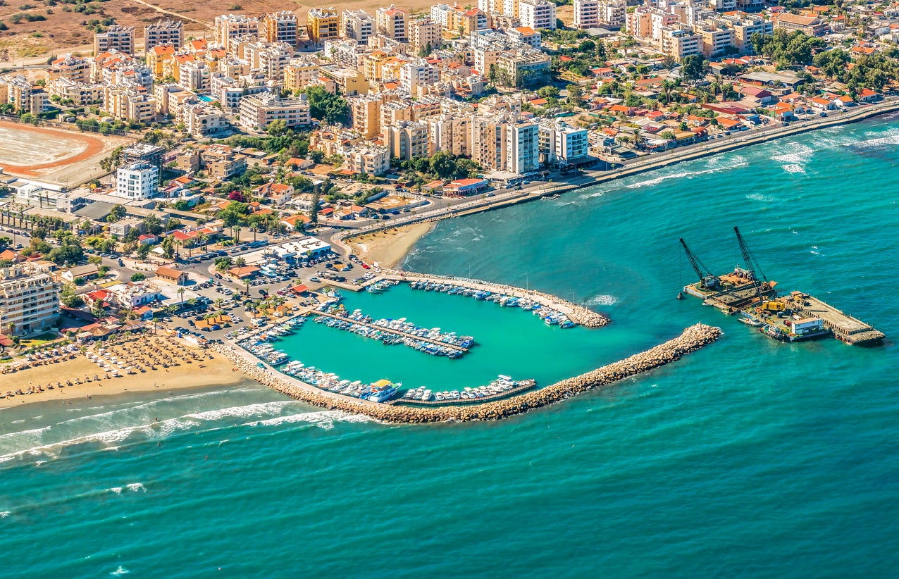 Larnaca lies less than an hour from Limassol