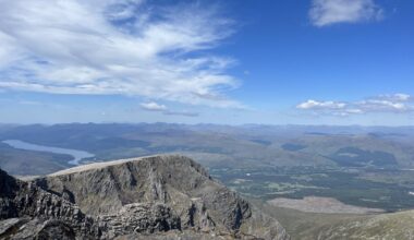 On top of Ben Nevis yesterday