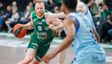 Šeimininkams parako užteko pusei rungtynių: „Žalgiris“ pademonstravo savo jėgą Jonavoje