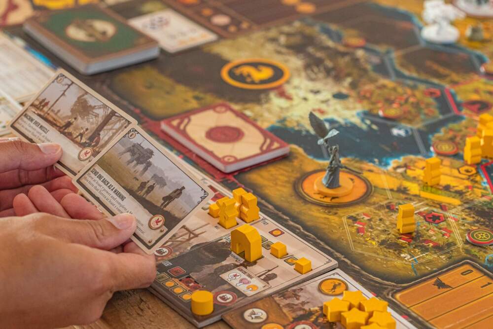 Scythe, a sprawling board game from Stonemaier Games. (Courtesy of Tim Chuon)
