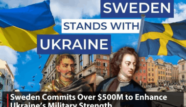 Sweden donates 4.8B SEK (~$504M) to boost Ukraine’s defense, supporting demining, drones, maritime security, and IT systems. This 19th aid package aims to fortify Ukraine’s forces and industry against Russia