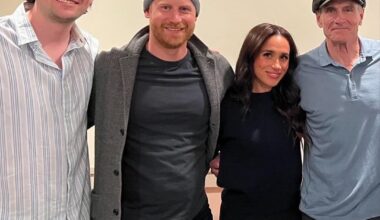 Harry and Meghan attended a James Taylor concert in Santa Barbara