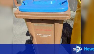 Man baffled after wheelie bin from North Ayrshire ends up in German village