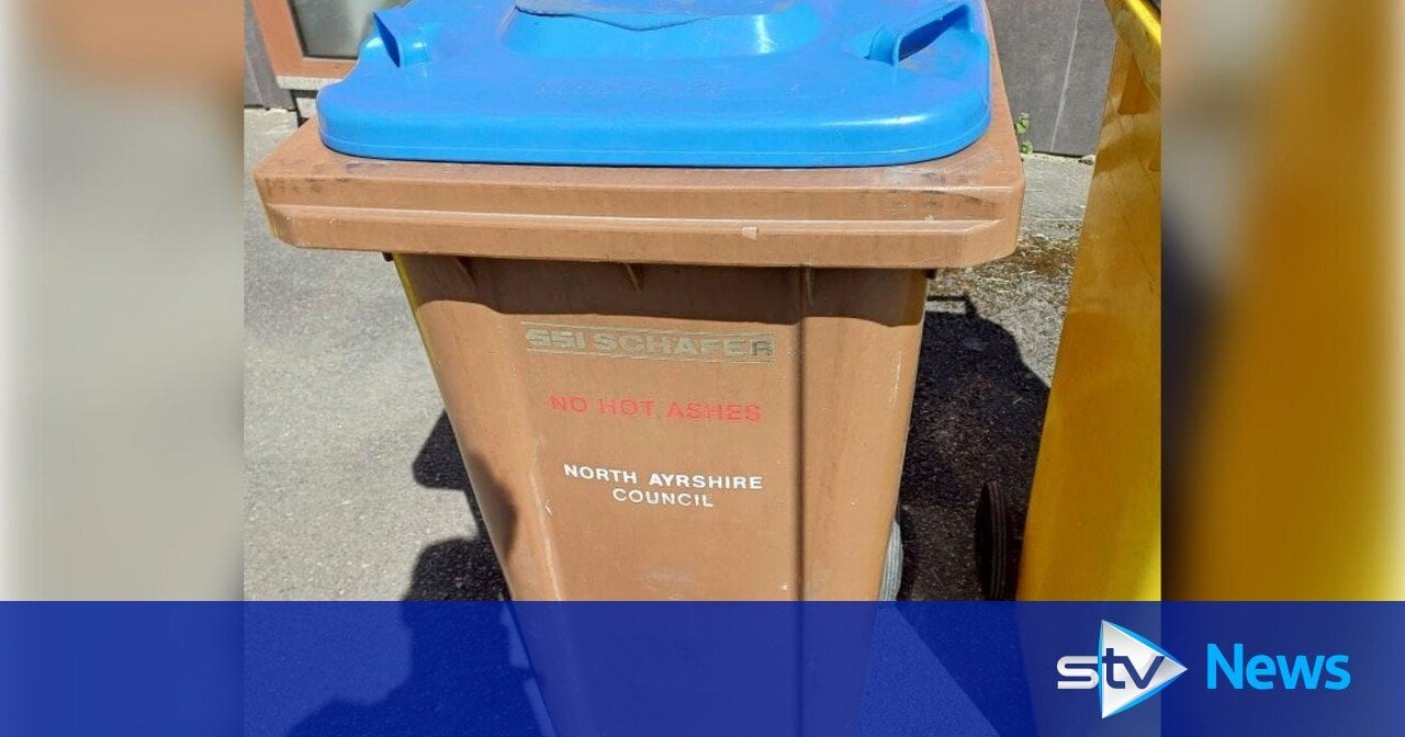 Man baffled after wheelie bin from North Ayrshire ends up in German village