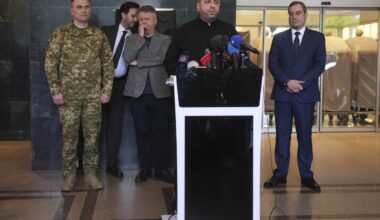 A Russian drone strike in northeastern Ukraine kills 9 people, officials say