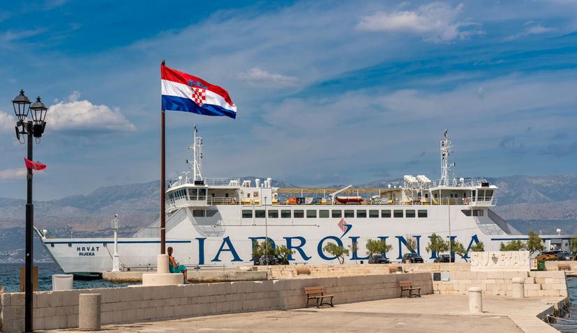 Jadrolinija ship in Croatia
